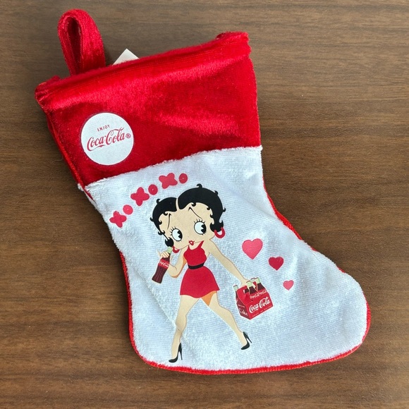 Kurt S. Alder Mini Betty Boop Coca-Cola Stocking - Picture 2 of 5